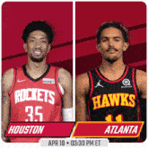 Houston Rockets Vs. Atlanta Hawks Pre Game GIF
