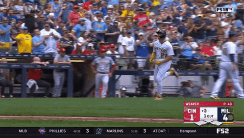 Milwaukee Brewers Willy Adames GIF - Milwaukee Brewers Willy