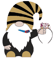 new years eve gnomes animated sticker