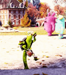Monsters University Drink GIF - Monsters University Drink Drinking GIFs