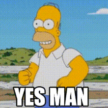 Homer Simpson Yes Man GIF - Homer Simpson Yes Man The Simpsons GIFs