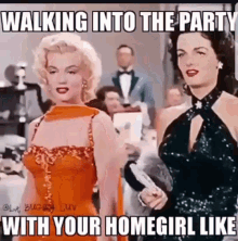 Walking In To The Party Home Girl GIF - Walking In To The Party Home Girl GIFs
