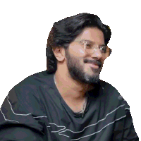 Laughing Dulquer Salmaan Sticker