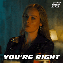You'Re Right Tess GIF - You'Re Right Tess Brie Larson GIFs