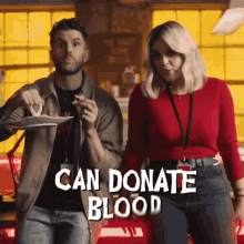Donate Blood Emily Atack GIF - Donate Blood Emily Atack Blood Squad GIFs