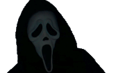Ghostface Scream Sticker - Ghostface Scream Horror Stickers