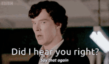 Sherlock Say That GIF - Sherlock Say That Again GIFs