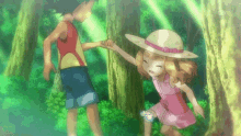 Amourshipping Young Ash GIF - Amourshipping Young Ash Young Serena GIFs