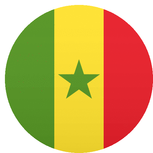 Senegal Flags Sticker - Senegal Flags Joypixels Stickers
