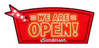 a sign that says we are open on it