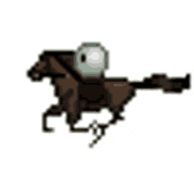 horse running riding gifanimation