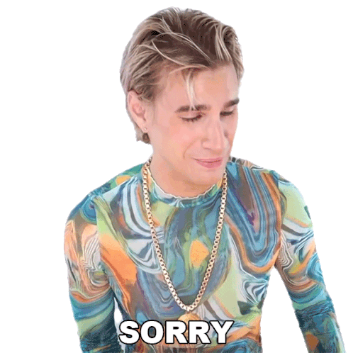 Sorry Brad Mondo Sticker - Sorry Brad Mondo I Apologize Stickers