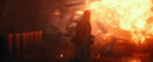 Explosion Run Away GIF - Explosion Run Away Overlord Movie GIFs