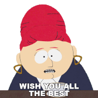 Wish You All The Best Sheila Broflovski Sticker - Wish You All The Best Sheila Broflovski South Park Stickers