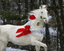 Christmas Horse GIF
