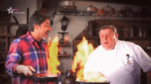 burning chef