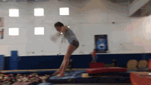 Gymnast Flipping Gymnast Twisting GIF - Gymnast Flipping Gymnast Twisting Trampoline Skill GIFs