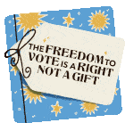 Vote By Mail Voter Registration Sticker - Vote By Mail Voter Registration Freedom To Vote Act Stickers