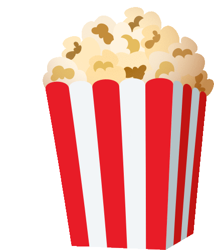 Popcorn Food Sticker - Popcorn Food Joypixels Stickers