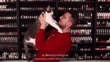Limited Edition Happy Holodays Sweaters Cat GIF - Limited Edition Happy Holodays Sweaters Cat Pet GIFs