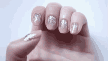 Glam Girl GIF - Glitter Nails Nailart GIFs