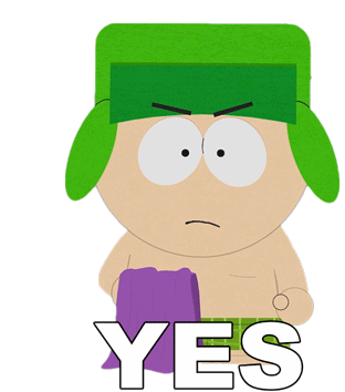 Yes Kyle Broflovski Sticker - Yes Kyle Broflovski South Park Stickers