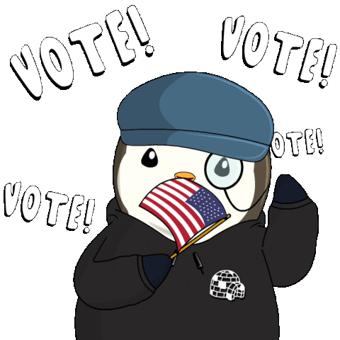 Vote Election Sticker - Vote Election Penguin Stickers