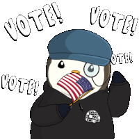 Vote Election Sticker - Vote Election Penguin Stickers