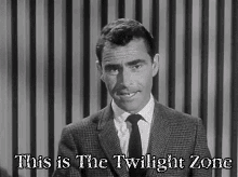 Rod Serling Twilight Zone Weird GIF - Rod Serling Twilight Zone Weird Coincidence GIFs