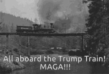 Trump Train Maga Wreck Crash All Aboard GIF - Trump Train Maga Wreck Crash All Aboard GIFs