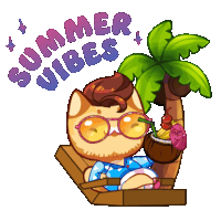 Summer Summer Vibes Sticker - Summer Summer Vibes Summertime Stickers