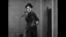 Chaplin Violin GIF