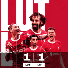 Luton Town F.C. (1) Vs. Liverpool F.C. (1) Post Game GIF - Soccer Epl English Premier League GIFs