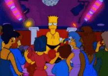 Bart Simpsons Stripper Bang Bang - Bang GIF - Bang Simpsons GIFs