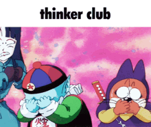 Thinker Club Pilaf Gang GIF - Thinker Club Pilaf Gang GIFs