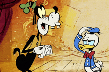 Goofy Donald Duck GIF - Goofy Donald Duck Gasp GIFs