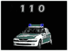 Notruf 110 - Polizei GIF