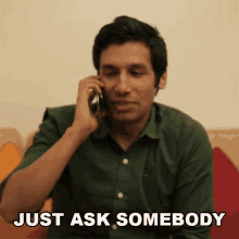 Just Ask Somebody Kanan Gill GIF - Just Ask Somebody Kanan Gill Find Out From Someone GIFs