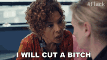I Will Cut A Bitch Caroline GIF - I Will Cut A Bitch Caroline Robyn GIFs