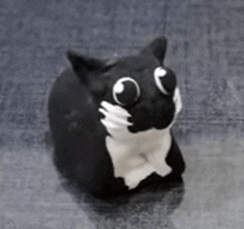 Cute Clay Cat Beluga GIF