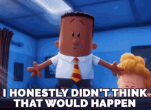 I Honestly Didn'T Think That Would Happen GIF - Captain Underpants Kevin Hart George Beard GIFs