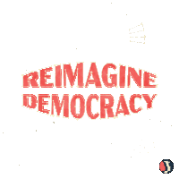 Reimagine Democracy Feminism Sticker - Reimagine Democracy Feminism Feminist Stickers