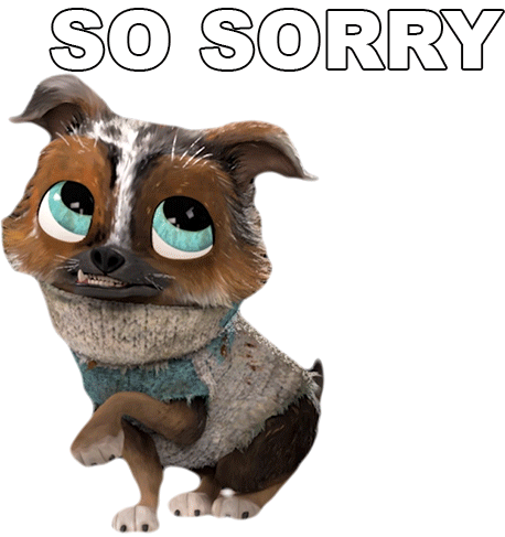 So Sorry Perro Sticker - So Sorry Perro Puss In Boots The Last Wish Stickers