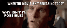 American Psycho Movie GIF - American Psycho Movie Not Possible GIFs