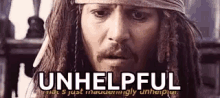 Johnny Depp Unhelpful GIF - Johnny Depp Unhelpful Captain Jack Sparrow GIFs