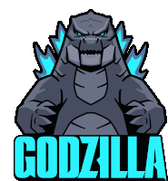 Team Godzilla Sticker - Team Godzilla - Discover & Share GIFs