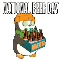 National Beer Day Alcohol Sticker