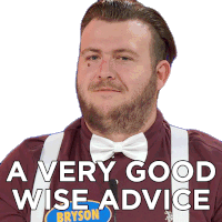 A Very Good Wise Advice Bryson Sticker - A Very Good Wise Advice Bryson Family Feud Canada Stickers
