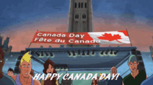 Captain Canuck Happy Canada Day GIF