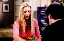 Chess! GIF - Friends Chess Phoebe GIFs